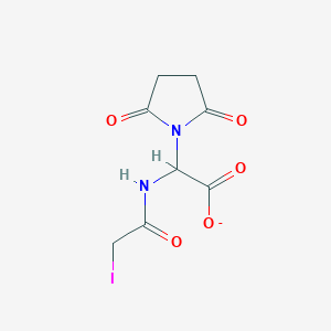 2-(2,5-Dioxopyrrolidin-1-yl)-2-[(2-iodoacetyl)amino]acetate