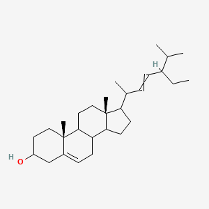 molecular formula C29H48O B14052780 (10R,13R)-17-(5-ethyl-6-methylhept-3-en-2-yl)-10,13-dimethyl-2,3,4,7,8,9,11,12,14,15,16,17-dodecahydro-1H-cyclopenta[a]phenanthren-3-ol 