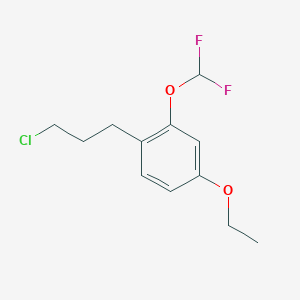 1-(3-Chloropropyl)-2-(difluoromethoxy)-4-ethoxybenzene