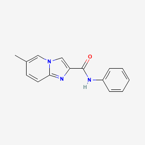 6-methyl-N-phenylimidazo[1,2-a]pyridine-2-carboxamide