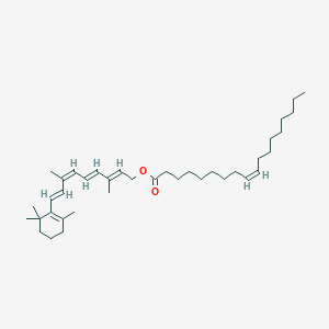molecular formula C38H62O2 B140528 9-顺式视黄基油酸酯 CAS No. 79433-57-1