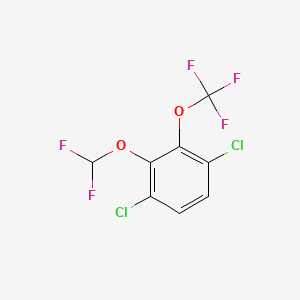 1,4-Dichloro-2-difluoromethoxy-3-(trifluoromethoxy)benzene