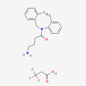 molecular formula C22H21F3N2O3 B14052820 Dbco-(CH2)3-NH2.tfa 