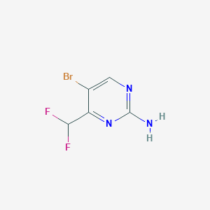 5-Bromo-4-(difluoromethyl)pyrimidin-2-amine