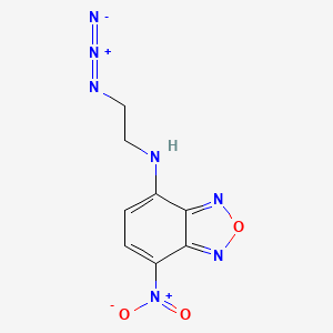 molecular formula C8H7N7O3 B14052845 N-(2-Azidoethyl)-7-nitro-2,1,3-benzoxadiazol-4-amine 