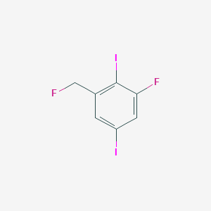 1,4-Diiodo-2-fluoro-6-(fluoromethyl)benzene