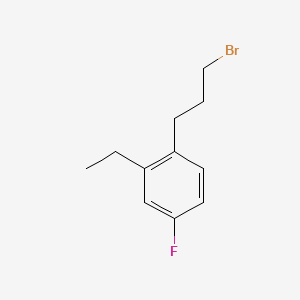 1-(3-Bromopropyl)-2-ethyl-4-fluorobenzene