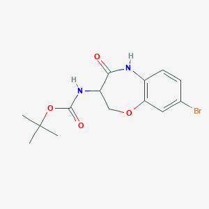 tert-Butyl (S)-(8-bromo-4-oxo-2,3,4,5-tetrahydrobenzo[b][1,4]oxazepin-3-yl)carbamate