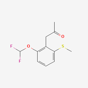 1-(2-(Difluoromethoxy)-6-(methylthio)phenyl)propan-2-one