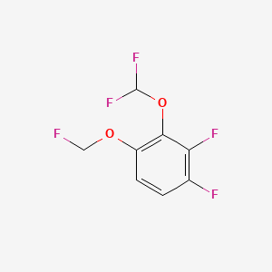 1,2-Difluoro-3-difluoromethoxy-4-(fluoromethoxy)benzene