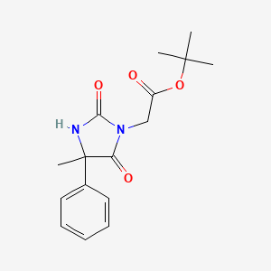 Tert-butyl 2-(4-methyl-2,5-dioxo-4-phenylimidazolidin-1-yl)acetate