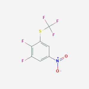 1,2-Difluoro-5-nitro-3-(trifluoromethylthio)benzene