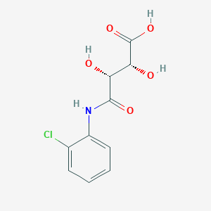 molecular formula C10H10ClNO5 B1405303 (2R,3R)-3-[(2-chlorophenyl)carbamoyl]-2,3-dihydroxypropanoic acid CAS No. 17447-33-5