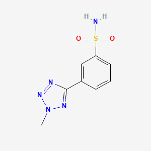 molecular formula C8H9N5O2S B1405305 3-(2-甲基-2H-四唑-5-基)-苯磺酰胺 CAS No. 1355334-91-6