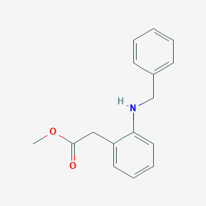 2-Benzylamino-phenyl-acetic acid methyl ester