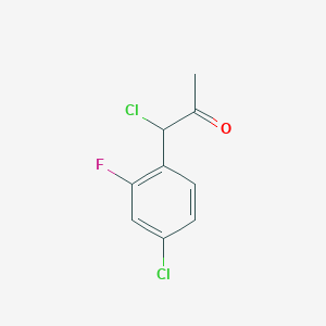 1-Chloro-1-(4-chloro-2-fluorophenyl)propan-2-one