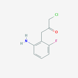 1-(2-Amino-6-fluorophenyl)-3-chloropropan-2-one