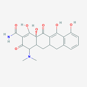 (12aR)-4-(dimethylamino)-1,10,11,12a-tetrahydroxy-3,12-dioxo-4a,5,5a,6-tetrahydro-4H-tetracene-2-carboxamide