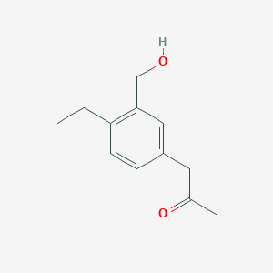 1-(4-Ethyl-3-(hydroxymethyl)phenyl)propan-2-one