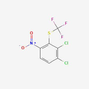 1,2-Dichloro-3-trifluoromethylthio-4-nitrobenzene