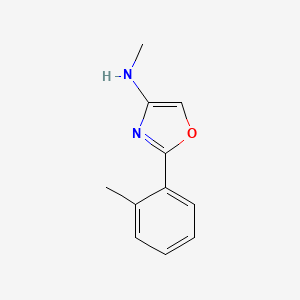 N-methyl-2-(2-methylphenyl)-1,3-oxazol-4-amine