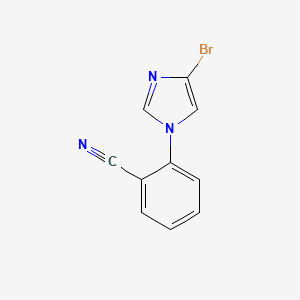 2-(4-bromo-1H-imidazol-1-yl)benzonitrile