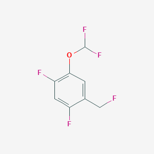 1,5-Difluoro-2-difluoromethoxy-4-(fluoromethyl)benzene