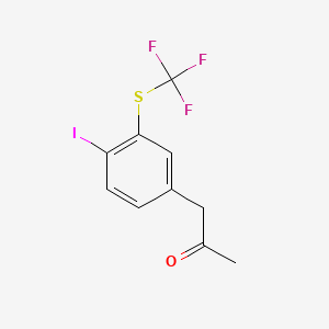 1-(4-Iodo-3-(trifluoromethylthio)phenyl)propan-2-one