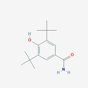 B140534 3,5-Ditert-butyl-4-hydroxybenzamide CAS No. 60632-18-0