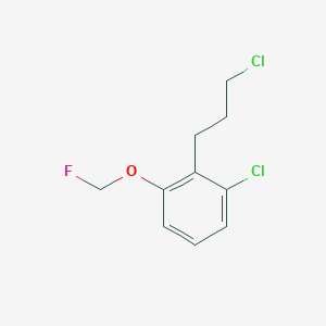 1-Chloro-2-(3-chloropropyl)-3-(fluoromethoxy)benzene