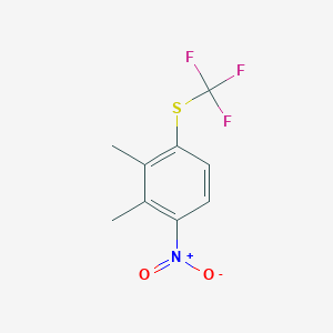 1,2-Dimethyl-3-nitro-6-(trifluoromethylthio)benzene