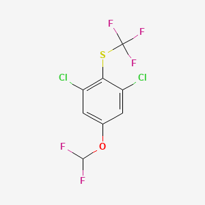 1,3-Dichloro-5-difluoromethoxy-2-(trifluoromethylthio)benzene