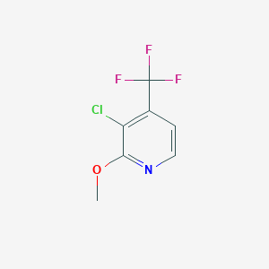 molecular formula C7H5ClF3NO B1405349 3-氯-2-甲氧基-4-(三氟甲基)吡啶 CAS No. 1227563-79-2