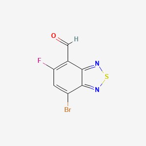 7-Bromo-5-fluorobenzo[c][1,2,5]thiadiazole-4-carbaldehyde