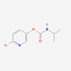 molecular formula C9H11BrN2O2 B1405353 6-Bromopyridin-3-yl isopropylcarbamate CAS No. 1624262-16-3