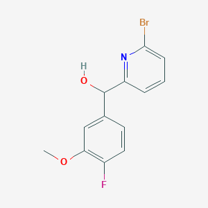 (6-Bromopyridin-2-yl)(4-fluoro-3-methoxyphenyl)methanol