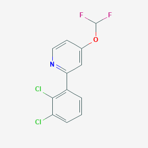 2-(2,3-Dichlorophenyl)-4-(difluoromethoxy)pyridine