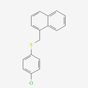 Naphthalene, 1-[[(4-chlorophenyl)thio]methyl]-