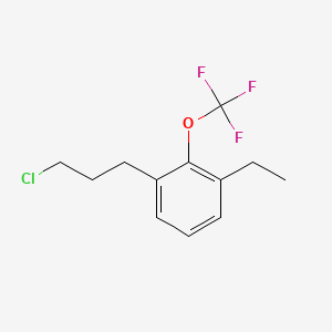 1-(3-Chloropropyl)-3-ethyl-2-(trifluoromethoxy)benzene