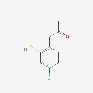 1-(4-Chloro-2-mercaptophenyl)propan-2-one