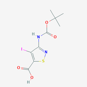 3-((tert-Butoxycarbonyl)amino)-4-iodoisothiazole-5-carboxylic acid