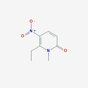 molecular formula C8H10N2O3 B1405363 6-乙基-1-甲基-5-硝基吡啶-2(1H)-酮 CAS No. 1624262-15-2