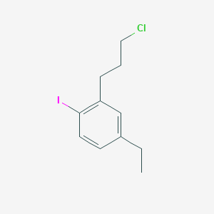 1-(3-Chloropropyl)-5-ethyl-2-iodobenzene