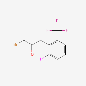 1-Bromo-3-(2-iodo-6-(trifluoromethyl)phenyl)propan-2-one