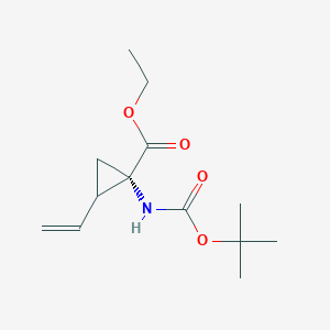 ethyl (1S,2R)-1-(tert-butoxycarbonylamino)-2-vinyl-cyclopropanecarboxylate