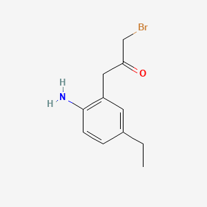 1-(2-Amino-5-ethylphenyl)-3-bromopropan-2-one