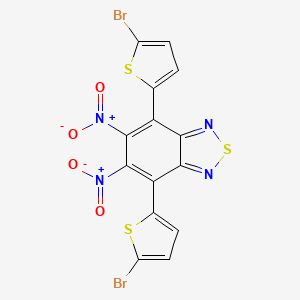 4,7-Bis(5-bromothiophen-2-yl)-5,6-dinitrobenzo[c][1,2,5]thiadiazole