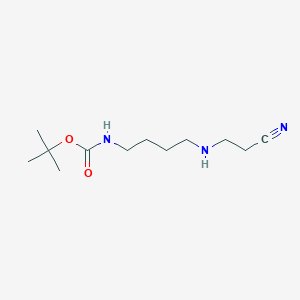 tert-Butyl {4-[(2-cyanoethyl)amino]butyl}carbamate