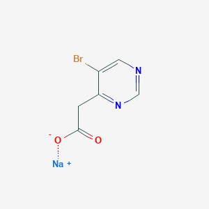 molecular formula C6H4BrN2NaO2 B1405387 Sodium 2-(5-bromopyrimidin-4-yl)acetate CAS No. 1803611-95-1