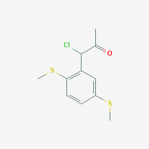 1-(2,5-Bis(methylthio)phenyl)-1-chloropropan-2-one